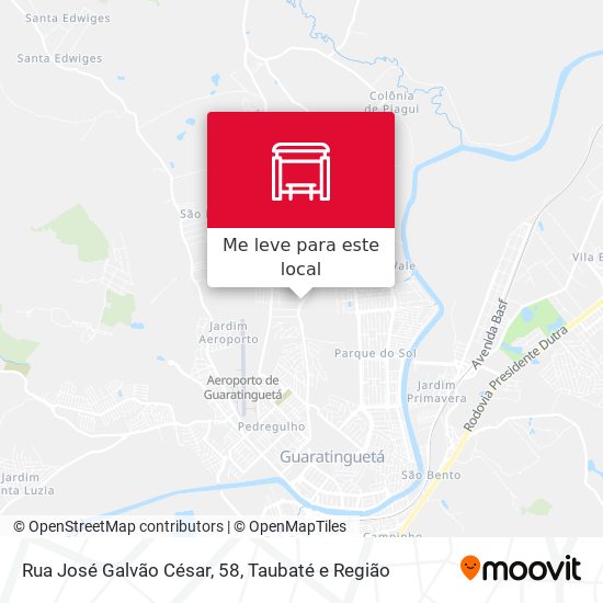 Rua José Galvão César, 58 mapa