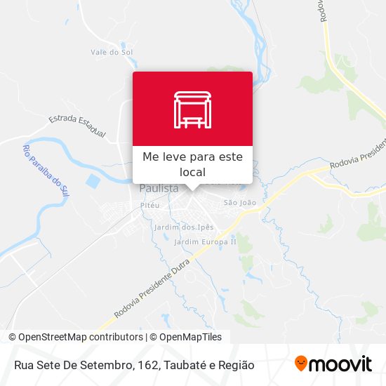 Rua Sete De Setembro, 162 mapa