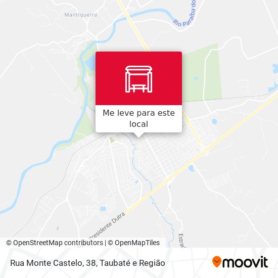 Rua Monte Castelo, 38 mapa