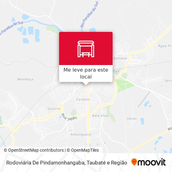 Rodoviária De Pindamonhangaba mapa