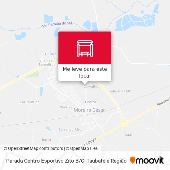 Parada Centro Esportivo Zito B / C mapa