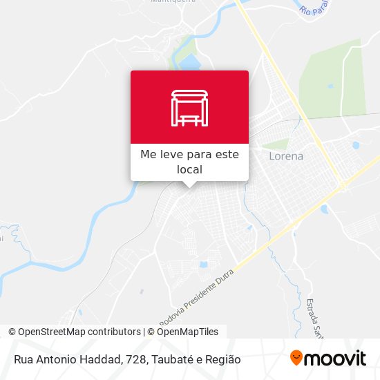Rua Antonio Haddad, 728 mapa