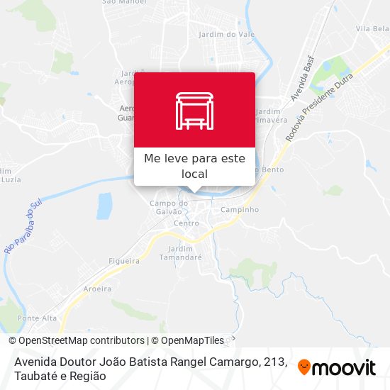 Avenida Doutor João Batista Rangel Camargo, 213 mapa
