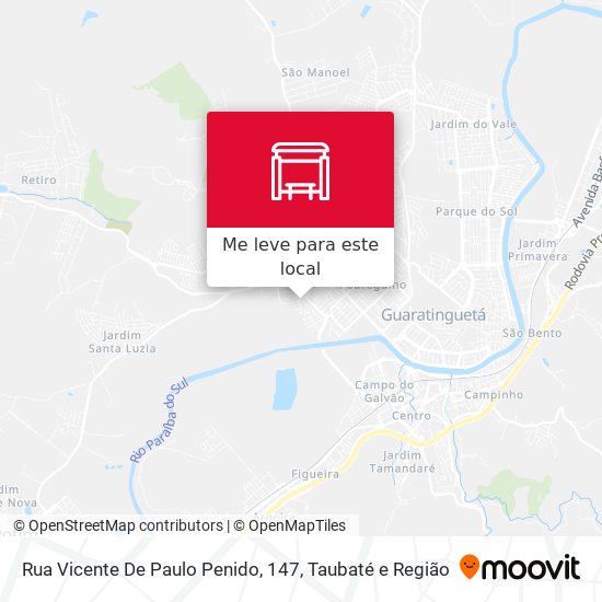 Rua Vicente De Paulo Penido, 147 mapa