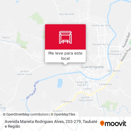 Avenida Marieta Rodrigues Alves, 203-279 mapa