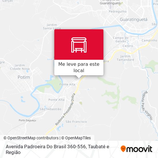 Avenida Padroeira Do Brasil 360-556 mapa