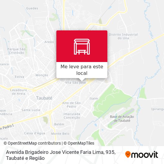 Avenida Brigadeiro Jose Vicente Faria Lima, 935 mapa