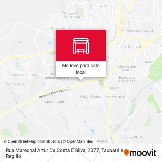 Rua Marechal Artur Da Costa E Silva, 2077 mapa