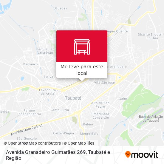 Avenida  Granadeiro Guimarães 269 mapa
