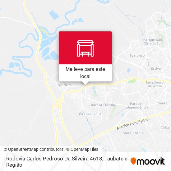 Rodovia Carlos Pedroso Da Silveira 4618 mapa