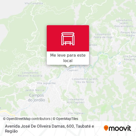 Avenida José De Oliveira Damas, 600 mapa