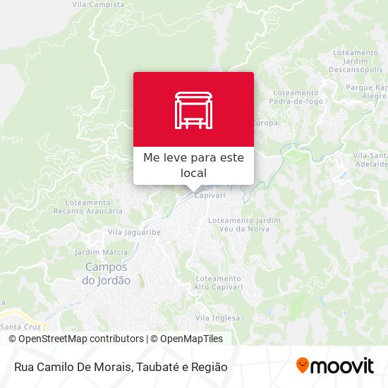 Rua Camilo De Morais mapa