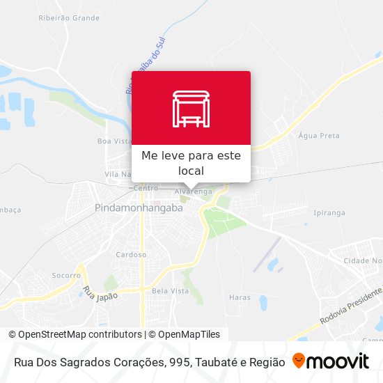 Rua Dos Sagrados Corações, 995 mapa