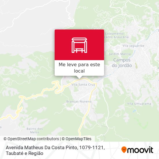 Avenida Matheus Da Costa Pinto, 1079-1121 mapa