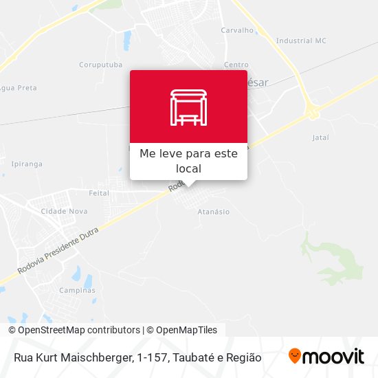 Rua Kurt Maischberger, 1-157 mapa