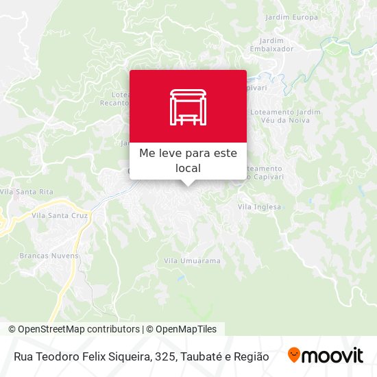 Rua Teodoro Felix Siqueira, 325 mapa