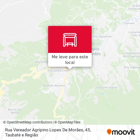 Rua Vereador Agripino Lopes De Morães, 45 mapa