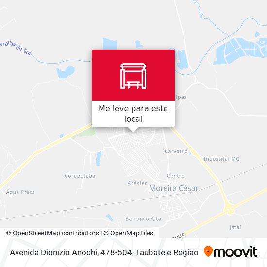 Avenida Dionízio Anochi, 478-504 mapa