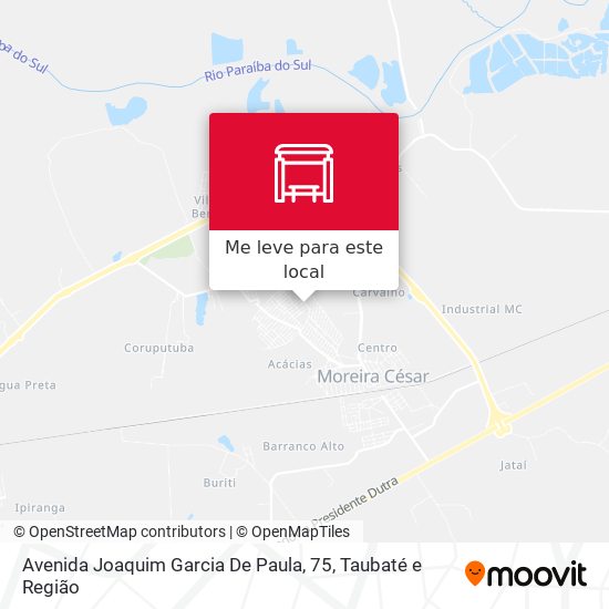 Avenida Joaquim Garcia De Paula, 75 mapa