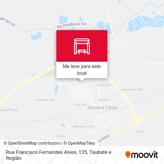 Rua Francisco Fernandes Alves, 135 mapa