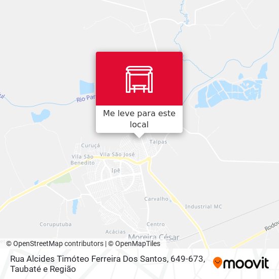 Rua Alcides Timóteo Ferreira Dos Santos, 649-673 mapa