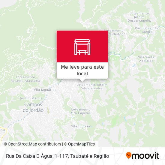 Rua Da Caixa D Água, 1-117 mapa