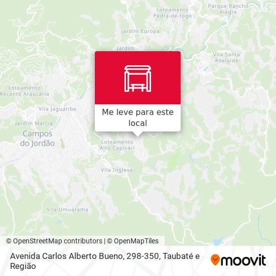 Avenida Carlos Alberto Bueno, 298-350 mapa