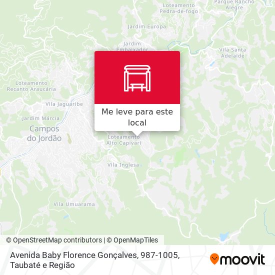 Avenida Baby Florence Gonçalves, 987-1005 mapa