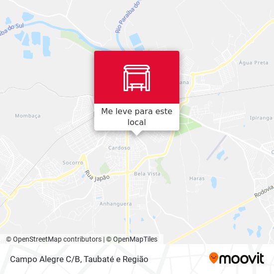 Campo Alegre C/B mapa