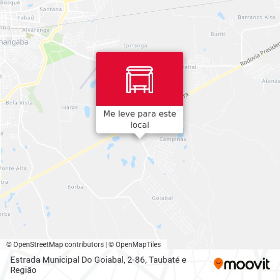 Estrada Municipal Do Goiabal, 2-86 mapa
