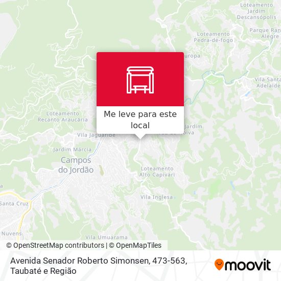 Avenida Senador Roberto Simonsen, 473-563 mapa