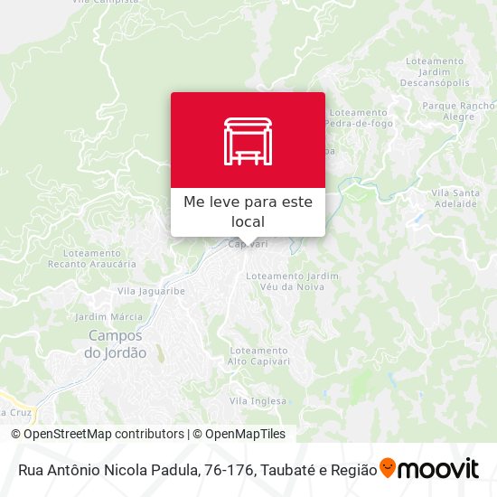 Rua Antônio Nicola Padula, 76-176 mapa
