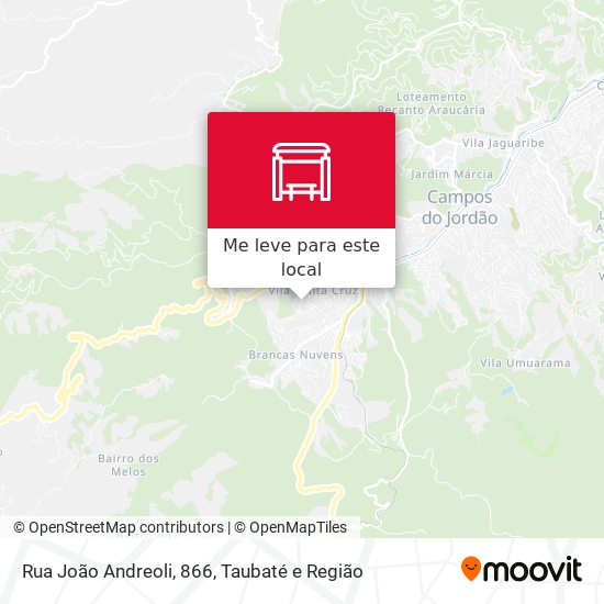 Rua João Andreoli, 866 mapa