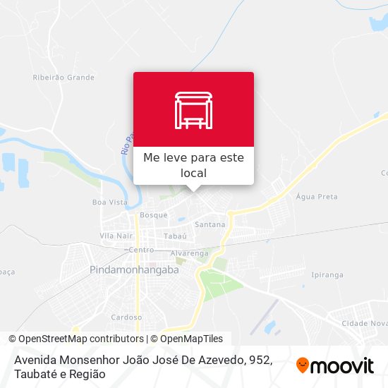 Avenida Monsenhor João José De Azevedo, 952 mapa