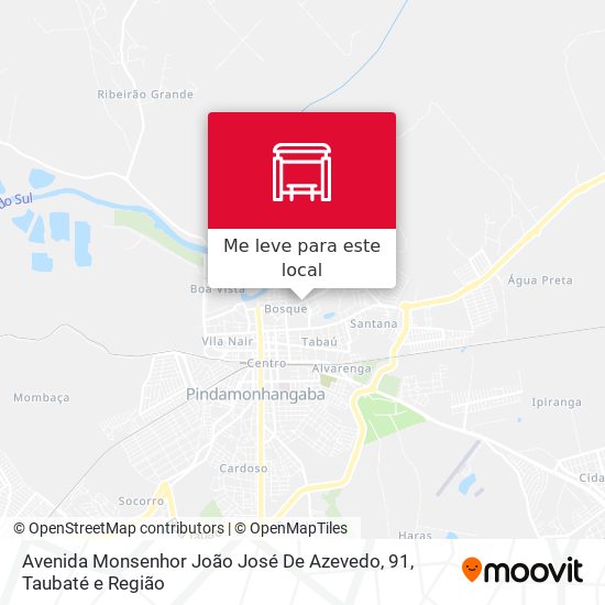 Avenida Monsenhor João José De Azevedo, 91 mapa