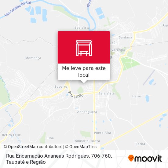 Rua Encarnação Ananeas Rodrigues, 706-760 mapa