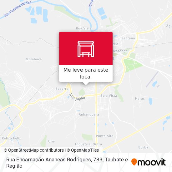 Rua Encarnação Ananeas Rodrigues, 783 mapa