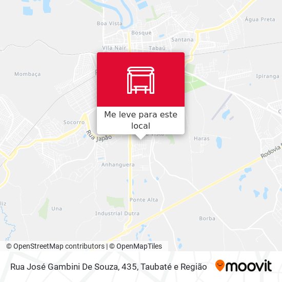 Rua José Gambini De Souza, 435 mapa