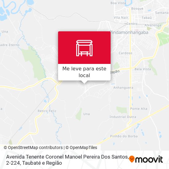 Avenida Tenente Coronel Manoel Pereira Dos Santos, 2-224 mapa