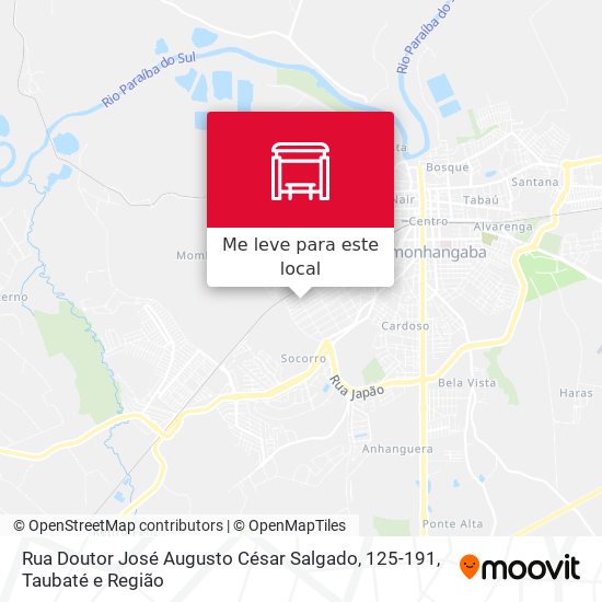 Rua Doutor José Augusto César Salgado, 125-191 mapa
