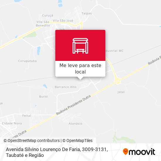 Avenida Silvino Lourenço De Faria, 3009-3131 mapa