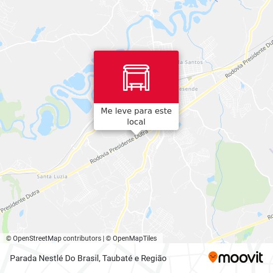 Parada Nestlé Do Brasil mapa