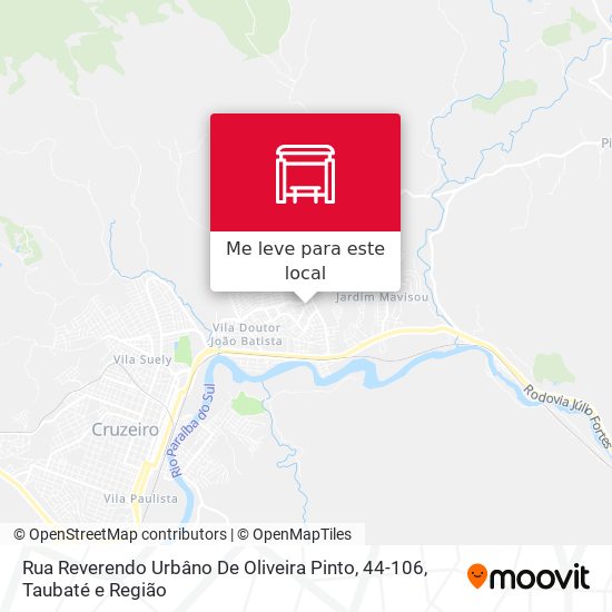 Rua Reverendo Urbâno De Oliveira Pinto, 44-106 mapa