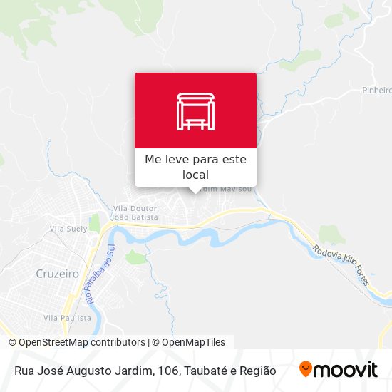 Rua José Augusto Jardim, 106 mapa