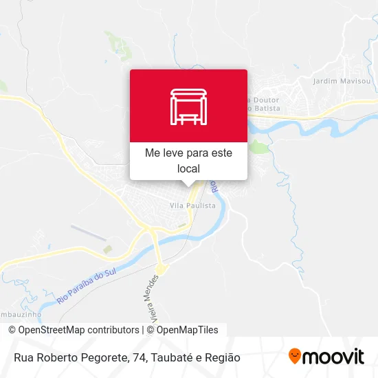 Rua Roberto Pegorete, 74 mapa