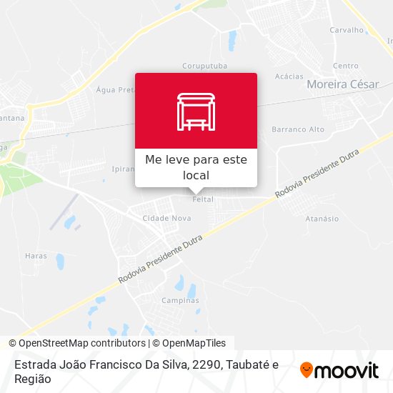 Estrada João Francisco Da Silva, 2290 mapa