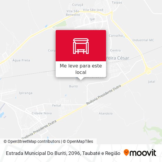 Estrada Municipal Do Buriti, 2096 mapa