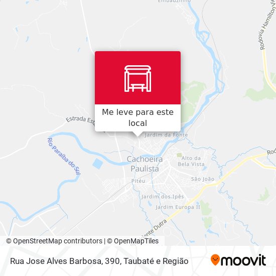 Rua Jose Alves Barbosa, 390 mapa