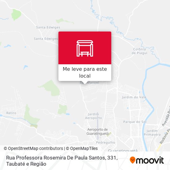 Rua Professora Rosemira De Paula Santos, 331 mapa