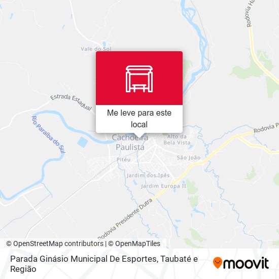 Parada Ginásio Municipal De Esportes mapa